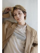 クリアーオブヘアー 本山店(CLEAR of hair) ◎layer short / design color / blond beige