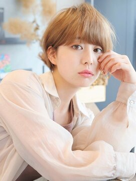 ハーバーズ バイ エムスラッシュ 鎌倉由比ヶ浜(Harbors by M.SLASH) ■鎌倉/マッシュショート/カーキベージュ/マロンベージュa54-2