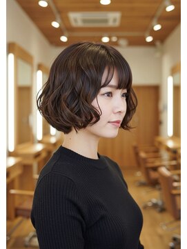 クロム 狭山ヶ丘店(CHROM) 丸みデザイン20代30代40代髪質改善白髪染め狭山ヶ丘