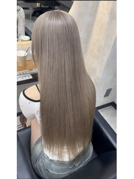 ルノン シェリー(LUNON cheliy) ホワイトグレージュミニウルフチェリーブラウンデジタルパーマ