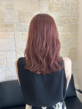 ヴァン カウンシル 川口店(VAN COUNCIL) ピンクカラー×セミロング【東川口　艶カラー】