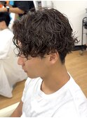 【刈り上げサーフカールパーマ】メンズパーマスパイラル名古屋