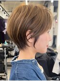 東静岡ショートボブくびれショートイルミナカラー顔周りレイヤー