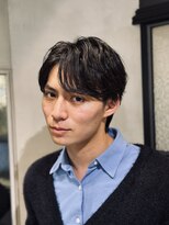 ロンドオム 池袋(Lond Homme)&nbsp;men's/メンズ/刈り上げセンターパート/フェザーパーマ/池袋