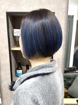 リベストバイジェービー 稲毛(li best. byjb) ダークアッシュ/大人ガーリー/似合わせカット[稲毛/白髪ぼかし]