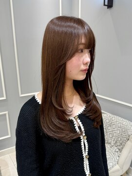 ネオリーブギンザ 銀座店(Neolive GINZA) ショコラブラウン/髪質改善カラー／レイヤーロング／銀座