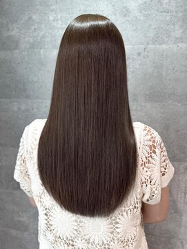 バランス 原宿 表参道(balance) 透明感グレージュ×ロングレイヤー