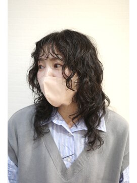 バルールバイおしゃれ泥棒(Valeur by) -5歳見えふんわりミディパーマ