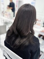エクファヘアエステプラス 草津 栗東(ex-fa hair esthe+)&nbsp;ワンホンレイヤー/ミルクティーブロンド/ダークブルー/草津/栗東