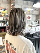 ルーナヘアー(LUNA hair)&nbsp;軽めボブ　アンブレラカラーグレージュ