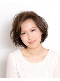 【mu;d-coa横浜】　ハニーベージュで柔らかく！王道ボブ
