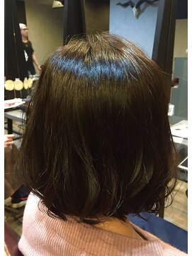 ヘアサロンエム 大宮東口(HAIR SALON M) 外ハネボブ/アッシュブラウン/ネオウルフ/デザインカラー