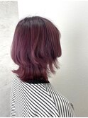 【CIEL×久光】ピンクヴァイオレット×ウルフカット