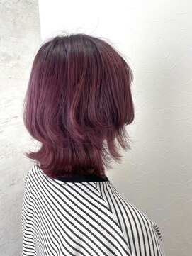 シエル 立川店(CIEL) 【CIEL×久光】ピンクヴァイオレット×ウルフカット