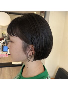 アルマヘアー(Alma hair by murasaki) ◎ワイドバングのミニボブ◎