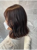 《Jill ankh姫路駅前》縮毛矯正 柔らか巻き髪スタイル ボブ