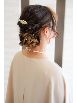 ムゥフ ヘアーアンドアイラッシュ(mouf hair&eyelash) 入学式×ヘアアレンジ×ヘアセット×インナーカラー