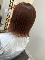 アールモンドヘア新世界&nbsp;【北見】＃切りっぱなしボブ＃オレンジカラー