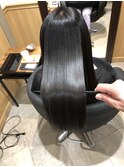 縮毛矯正カットトリートメント