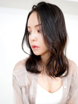 ラフィス ヘアーピュール 梅田茶屋町店(La fith hair pur) 【La fith】ナチュラルセミロング×ネビージュ