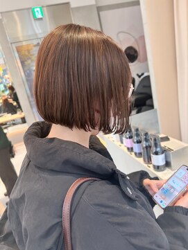 ガリカ 横浜(Gallica) ナチュラルボブミニボブぱっつんボブぷつっとボブショートボブ