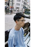 ツーブロック束感ショート