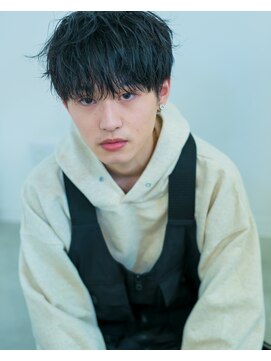 グリ(GURI) エアリーマッシュショート　メンズ　韓国　刈り上げても◎