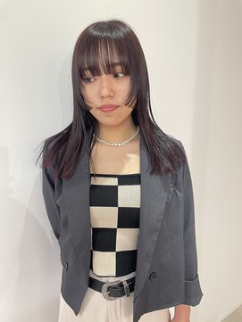 ニコフクオカヘアーメイク(NIKO Fukuoka Hair Make) 《NIKO》低ダメージで秋の暖色カラー×顔まわりプツっとレイヤー
