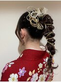 【COLO 白川 綺香】卒業式　成人式　ヘアアレンジ　袴着付け