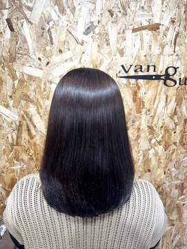 ヴァンガード(Vanguard) 育てる髪質改善カラーエステ/絹髪セミロングスタイル