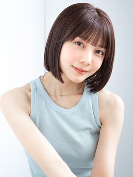 レノラ 本町(LENORA) 20代30代大人かわいいナチュラル暗髪エアーストレートヘア