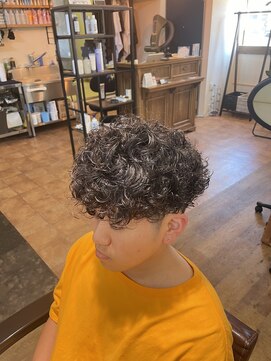 ルード(mens hair salon Rude) プードルパーマ、スペインカール