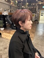 ウィークエンド(WEEKEND)&nbsp;ピンク×ショートスタイル