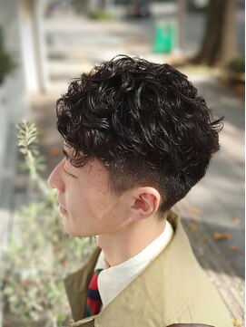 ザザ(ZAZA) ツーブロメンズパーマ