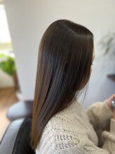 クロレヘア(Colorer hair) #縮毛矯正 #クロマテックカラー #ベージュ