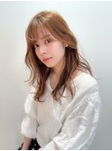 似合わせカットメルティカラーフェミニンウェーブミディアムボブ