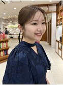 ☆カチモリ　ケンニプモリ　お呼ばれヘア　結婚式アレンジ☆