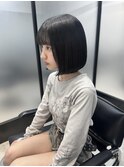 あご下3cm切りっぱなしボブ【大阪】