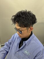 レブ 三条河原町(Reb,)&nbsp;メンズパーマメンズカットツーブロック眉毛