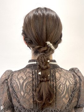 オレンジ梅田店(ORANGE) 編みおろし/ヘアセット/結婚式お呼ばれ