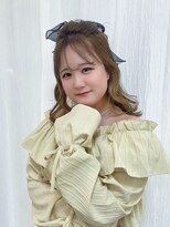 エミュ 天文館店(eMu) さりげないインナーカラーが可愛いオリーブベージュ