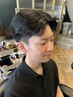 カット＋白髪染め＋シェービング　※男性限定