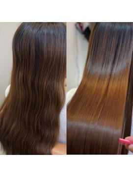 ソア 武蔵小杉(SOAR) 縮毛矯正で最高の髪に変身!Aujua髪質改善酸熱トリートメント