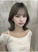 レイヤー 顔周りレイヤー 小顔カット 透明感カラー