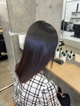 Ribbon Straight×艶感美容液care【表参道/縮毛矯正】