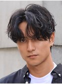原宿メンズルーズシャドウパーマ波巻スパイラルパーマ30代fifth