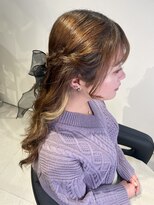 カットハウス ルーシーズ(CUT HOUSE RUCY'S)&nbsp;ふんわりハーフアップ