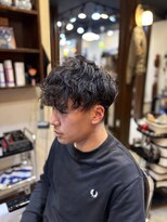 バーバー アカダマ&nbsp;刈り上げシャドウパーマ