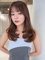 アンジェリカラボ(ANGELICA LABO)&nbsp;ANGELICA 前髪カット 春カラー ヘーゼルベージュ
