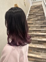 ヘアー クリエイト カルバリ(HAIR CREATE Calbari)&nbsp;カシスバイオレッド　グラデーションカラー